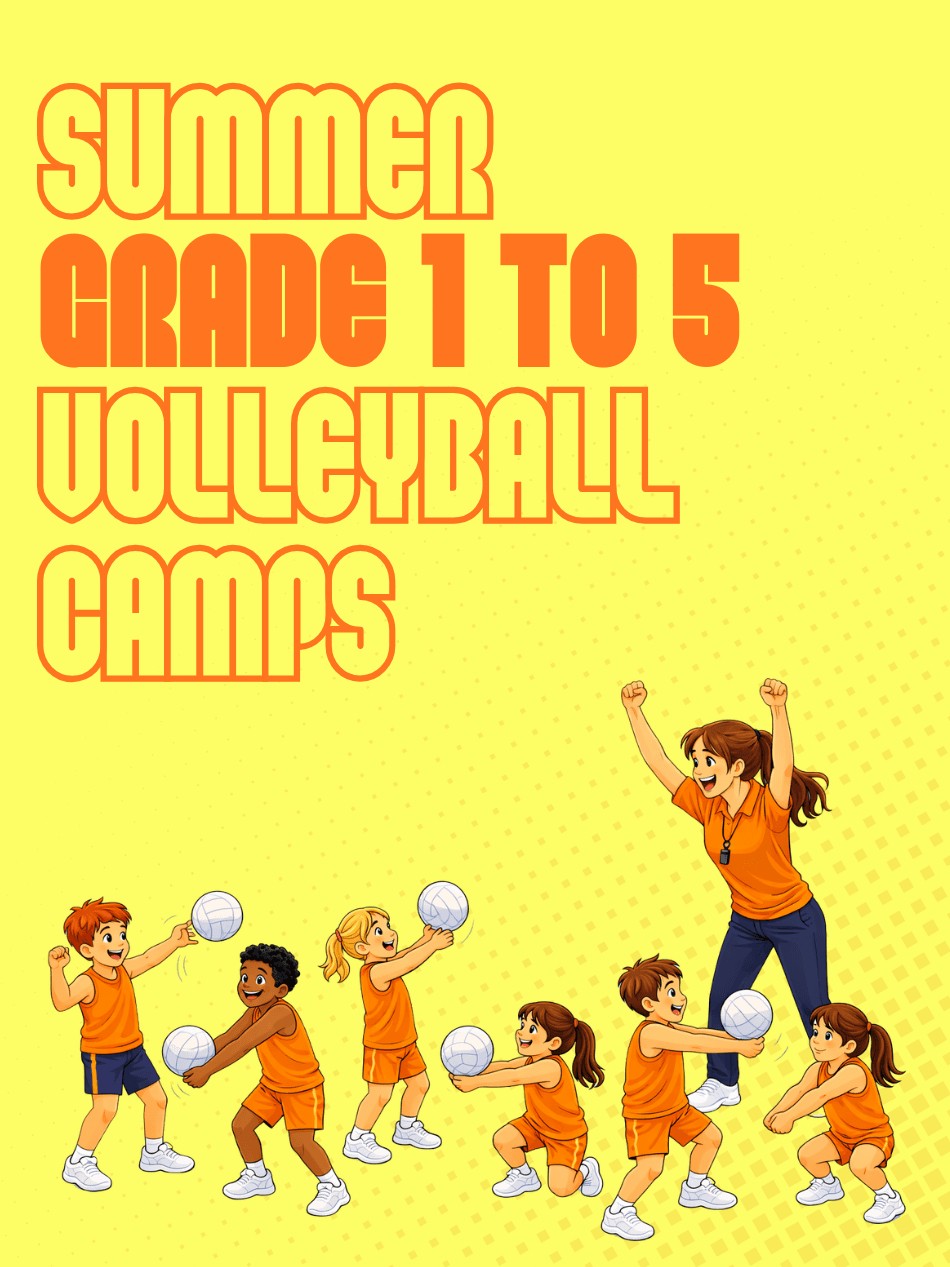 Grade 1 to 5 Volleyball Camps